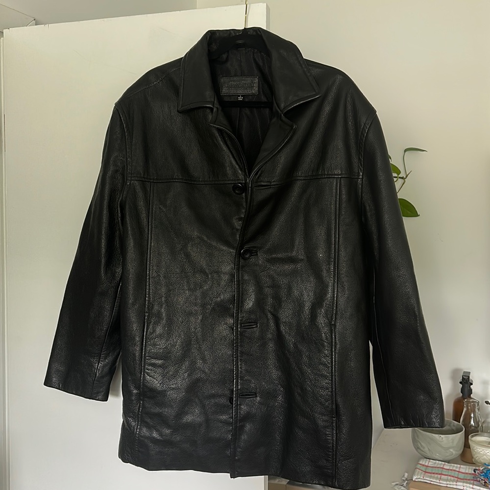 John Ashford 100% Leather Jacket Men’s Large